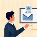 Illustration of receiving an email