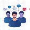 Icon representing business communication