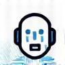 Icon representing VoIP technology